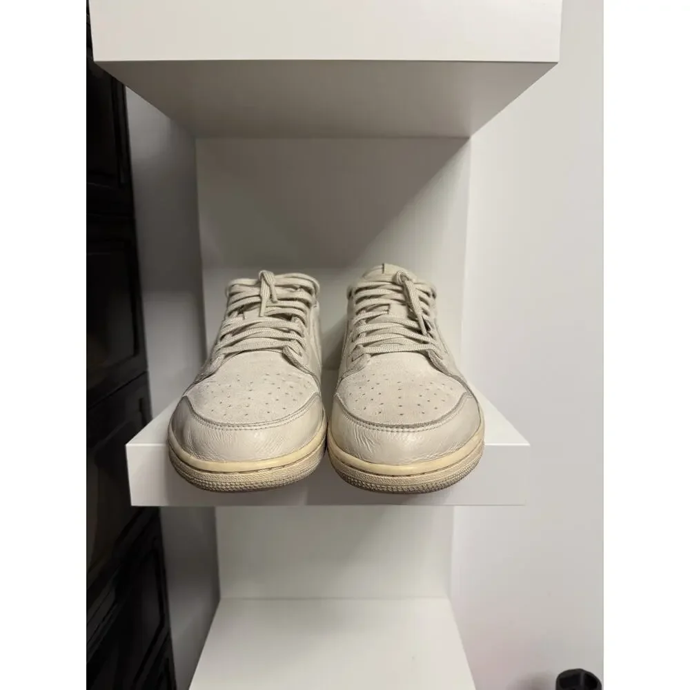 Air Jordan 1 Retro Low OG Orewood Beige Suede 919701-114 Size 13 Rare